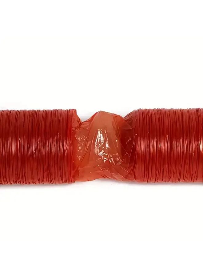 346 46 Inch Long 56mm Diameter Red Cellulose Sausage Casing for Smoking and Roasting - Image 2